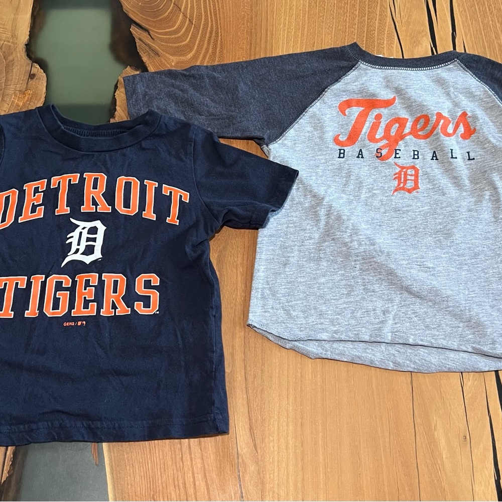 Boys / Unisex Detroit Tigers Shirts Size 3